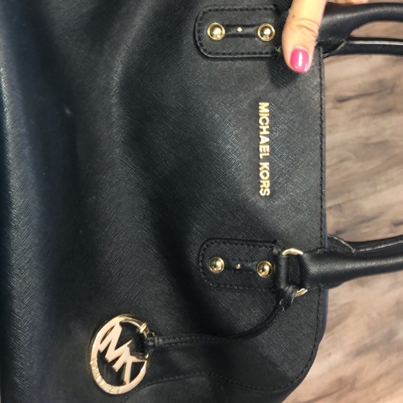 Black Michael Kors purse. - Picture 3 of 3